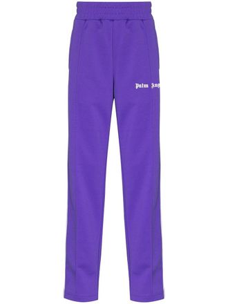 Palm Angels Pantaloni sportivi con righe laterali - Viola