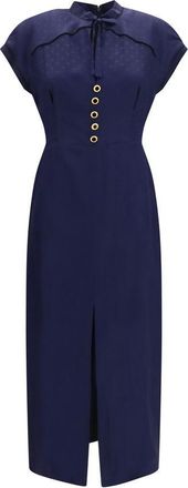 Alessandra Rich Silk Casual Womens Dress