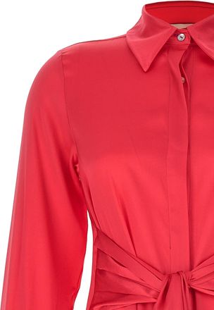 Le Twins Silk Long Womens Dress
