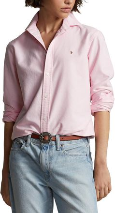 Ralph Lauren Klassiek oxford hemd met lange mouwen