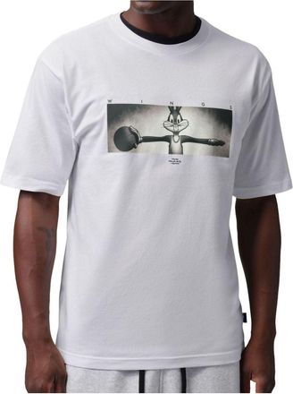 Nike Jordan Air Jordan Brooklyn Space Jam Wings T-Shirt White IX8621-100