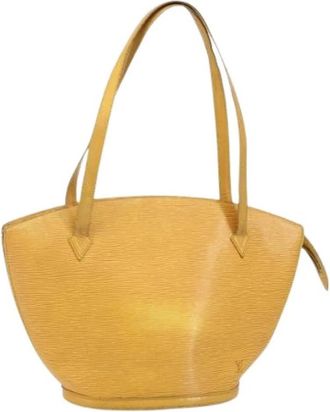 Louis Vuitton Pre-owned Vintage Schoudertas - Dames - Vintage Schoudertas - Geel - ONE Size - Leer - Vintage