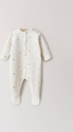 Mango Pigiama tuta stampa bianco sporco - Home - 12-18 mesi - MANGO HOME