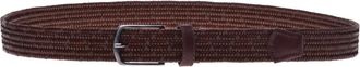 Baldinini Heren, Accessoires, Bruin, Maat: 90 CM Leer