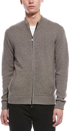 Raffi Full Zip Cashmere Mock Neck Cardigan