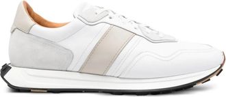 Magnanni Gestreepte sneakers - Wit