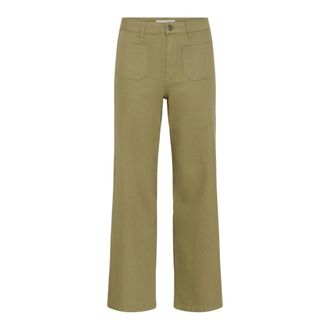 Kaffe Vaqueros rectos KAbrook - Jeans - Mujer - Verde - W33 L32