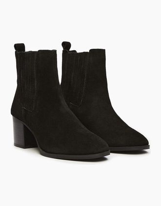 Osprey Womens Osprey London The Naples Suede Womens Black Boots - Size: 4