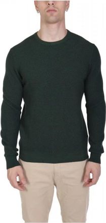 Gran Sasso Rondgebreide kleding - Heren - Ronde hals truien - Groen - L - Truien & Vesten