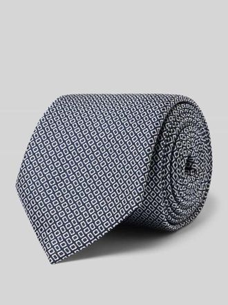 HUGO BOSS Krawatte aus Seiden-Mix in Dunkelblau, Gr&ouml;&szlig;e 1