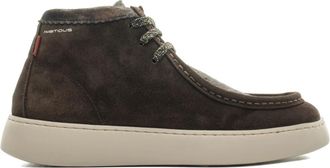 Ambitious Violet Enkellaars - Dames - Veterlaarzen - Bruin - 36 EU - Leer - Schoenen