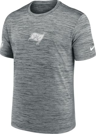 Nike Tampa Bay Buccaneers Sideline Team Issue Velocity Nike Mens Dri-FIT NFL T-Shirt in Grey | 02ER06G8B-P88