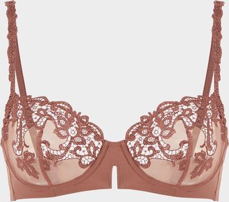 Simone P&eacute;r&egrave;le Saga Non-Padded Lace Demi Bra