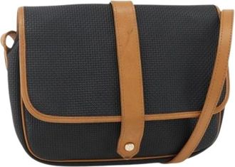 Saint Laurent Pre-owned Cross Body Bags, female, Black, Size: ONE SIZE Pre-owned Vintage PVC Shoulder Bag