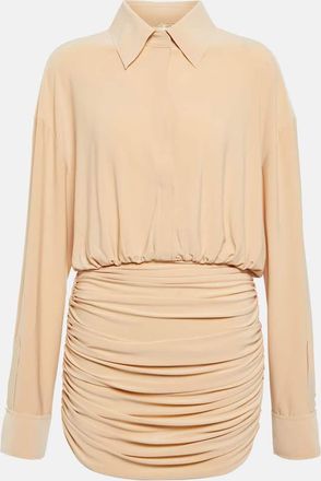Norma Kamali Shirred minidress