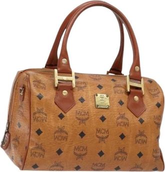 MCM Pre-owned Handbags, female, Brown, Size: ONE SIZE Pre-owned Hand Bag