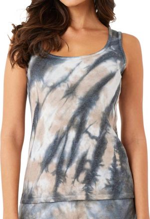 French Kyss Marble Wash Tank Top