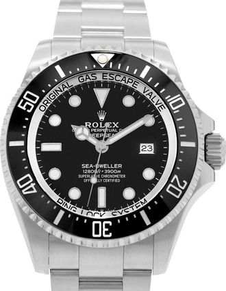 Rolex Pre-owned Rolex Sea-Dweller Deepsea Automatic Chronometer Black Dial Mens Watch 126660 BKSO