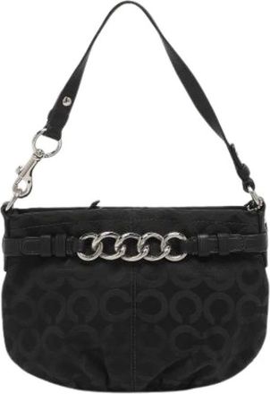 Coach Pre-owned Shoulder Bags, female, Black, Size: ONE SIZE Pre-owned Hobo Bag