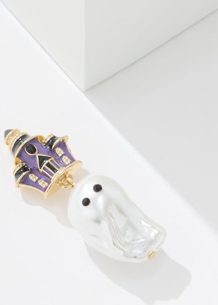 Talbots Ghostly Pearl Brooch - Ivory Pearl/Gold - 001 Talbots