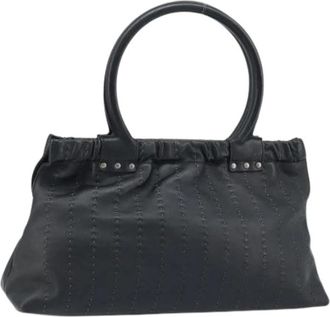 Ferragamo Pre-owned Handtas - Dames - Vintage Handtas - Zwart - ONE Size - Leer - Vintage