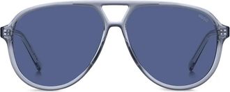 HUGO BOSS Occhiali da sole stile pilota - Blu
