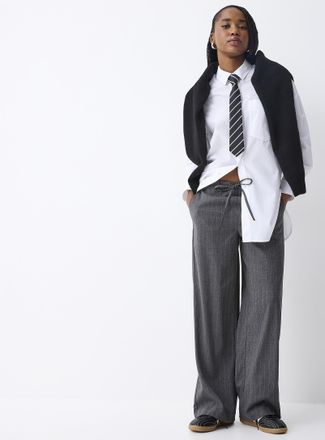 Twik Womens Pinstriped dress pant