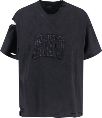 Balenciaga Destroyed Logo T-shirt