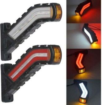 OEM Luz De Posici&oacute;n Lateral Led De 12/24 V - Resistente Al Agua Y A Los Golpes - Alto Brillo Para La Seguridad Vial - Universal Para Veh&iacute;culos