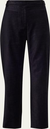 Liberowe Alice Velvet Straight-Leg Trousers