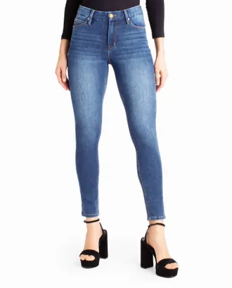 Nicole Miller Redhook High Rise Skinny Jean In Dark Blue