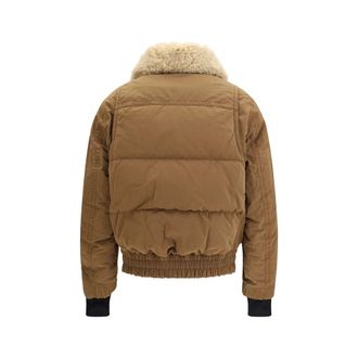 Moncler Alpental Bomber Jacket - Brown