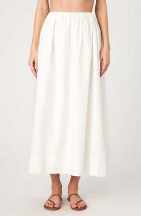 French Connection Nomi Cotton Maxi Skirt in Summer White at Nordstrom Rack, Size Large