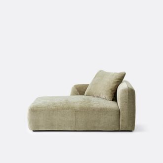 La Redoute Interieurs Linker longchairelement, voor modulaire bank, in jacquard chenille, AMAD