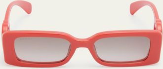 Gucci GG Rectangle Acetate Sunglasses