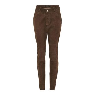 BTF-CPH Btfcph - Skinny Broeken - Dames - Broeken - Bruin - Maat: XL Leer