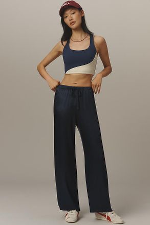 Michael Stars Jacqueline Satin Wide-Leg Pants