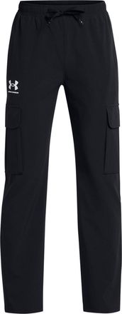 Under Armour Sporthose UNDER ARMOUR UA B ICON WOVEN PANT, Damen, Gr. XL (164/170), N-Gr, schwarz,, wei&szlig;, Obermaterial: 87% Polyester, 13% Elasthan, Hosen Sporthose