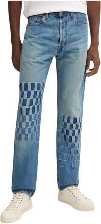Levi's Straight Jeans - Heren - Regular Fit Jeans - Blauw - W33 L32 - Katoen - Jeans
