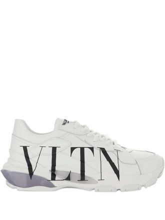 Valentino Garavani VLTN-print sneakers - White