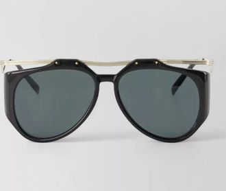 Saint Laurent amelia m137 f sunglasses double bridge metal