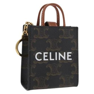 Celine Pre-owned Accessories, female, Brown, Size: ONE SIZE Pre-owned Vintage Plastic Key Holder