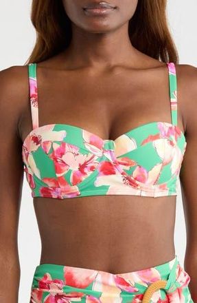 Hutch Underwire Bikini Top in Green Trellis at Nordstrom Rack, Size X-Large