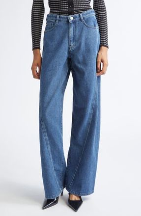 Emporio Armani Straight Jeans, female, Blue, Size: W26
