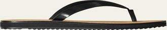 The Row Mens City Calfskin Flip Flop Sandals