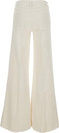 Mother Womens Jeans The Patch Pocket Twister Fray White Cotton
