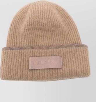 Jacquemus alpaca wool ribbed beanie