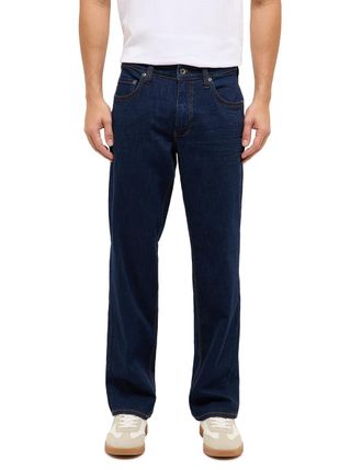 Mustang Straight-Jeans MUSTANG Herren Style Big Sur Straight, Herren, Gr. 32, L&auml;nge 36, blau (901 dunkelblau), Denim/Jeans, 99% Baumwolle, 1% Elasthan, straig