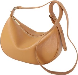 Generic Compatible For Womens Shoudler Crossbody Bag Ladies Soft Cowhide Daily(Biscuit color)