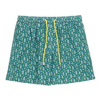 Saint Barth Beachwear, male, Green, Size: XL Green Sea Clothing Swim Trunk